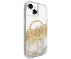 Case-Mate Karat MagSafe – dėklas iPhone 15 / iPhone 14 / iPhone 13 dekoruotas auksu (marmuru)