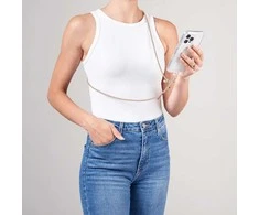 Dėklas Case-Mate Phone Crossbody Rope – petnešėlė telefonui (smėlio spalvos)