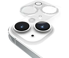 Case-Mate Sparkle Lens Protector – apsauginis stiklas, skirtas iPhone 15 / iPhone 15 Plus fotoaparatui (Twinkle)