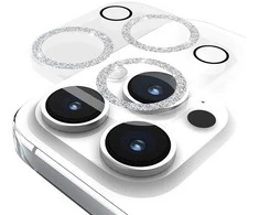 Case-Mate Sparkle Lens Protector – apsauginis stiklas, skirtas iPhone 15 Pro / iPhone 15 Pro Max kamerai (Twinkle)