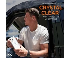 Case-Mate Ultra Tough plus D3O MagSafe – iPhone 15 Plus dėklas (skaidrus)