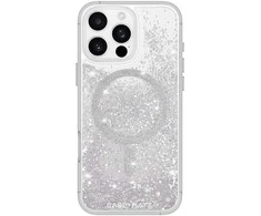 Case-Mate Waterfall MagSafe – dėklas, skirtas iPhone 16 Pro Max (sidabras)