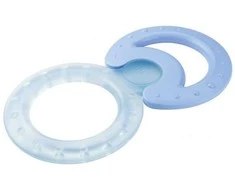Cooling Teether + Classic Teether Nuk 2 vnt mėlynas