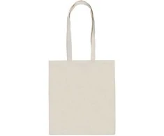 Cotton shopping bag natural with print New Baby Merry Christmas