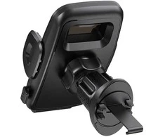 „Crong Carclip Air Vent“ – universalus automobilio laikiklis oro ventiliacijos grotelėms (juodas)