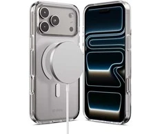 „Crong Clear MAG“ dėklas – „MagSafe iPhone 17 Pro Max“ (skaidrus)