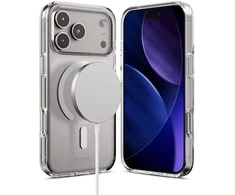 „Crong Clear MAG“ dėklas – „MagSafe iPhone 17 Pro“ (skaidrus)