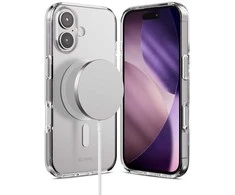 „Crong Clear MAG“ dėklas – „MagSafe iPhone 17“ (skaidrus)