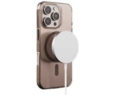 Crong Clear MAG Pro – dėklas iPhone 16 Pro Max MagSafe (juodas)
