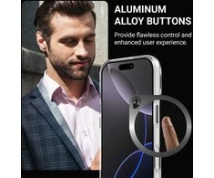 Crong Clear MAG Pro – dėklas iPhone 16 Pro Max MagSafe (baltas)