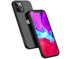 Crong Color Cover – lankstus dėklas, skirtas iPhone 12 Pro Max (mėlynas)