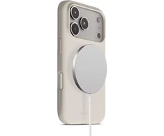„Crong Color Cover Magnetic“ dėklas „MagSafe iPhone 17 Pro“ (akmens smėlio spalvos)