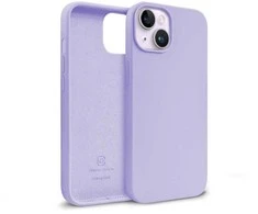 „Crong Color Cover“ skystas silikoninis dėklas, skirtas „iPhone 14 Max“ (violetinė)