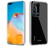 Crong Crystal Slim Cover – apsauginis dėklas, skirtas Huawei P40 Pro (skaidrus)