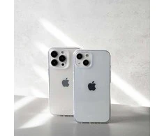 Dėklas „Crong Crystal Slim“ dangtelis, skirtas „iPhone 13 Pro Max“ (skaidrus)