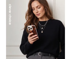 Crong Deluxe MAG Cover - iPhone 16 Pro MagSafe Case (Tortoise)