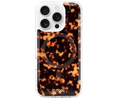 Crong Deluxe MAG Cover - iPhone 16 Pro MagSafe Case (Tortoise)