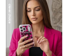 Crong Deluxe MAG Cover - iPhone 17 Pro MagSafe Case (Rožinė Tortoise)