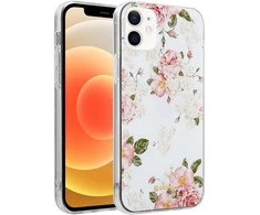 „Crong Flower Case“ – dėklas, skirtas „iPhone 12 Mini“ (02 modelis)