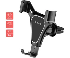 „Crong Gravity Auto-Clip“ automobilio laikiklis – „Gravity“ automobilio laikiklis 4,7–6,5 (juodas)