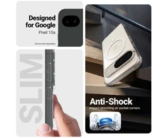 Dėklas Crong Hybrid Clear Magnetic - MagSafe Case Google Pixel 10a (Clear)