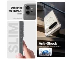 Crong Hybrid Clear Magnetic - MagSafe Honor 600 5G Case (Transparent)