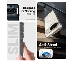 Crong Hybrid Clear Magnetic - MagSafe Nothing Phone 4a Case (Transparent)