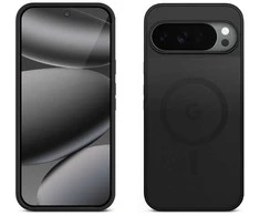 Dėklas Crong Hybrid Matte Magnetic - MagSafe Case Google Pixel 10 Pro (Juodas)