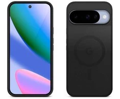 Dėklas Crong Hybrid Matte Magnetic - MagSafe Google Pixel 10 Case (Juodas)