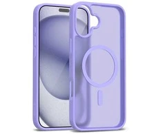 Dėklas Crong Hybrid Matte Magnetic - MagSafe iPhone 17 Case (Lavender)