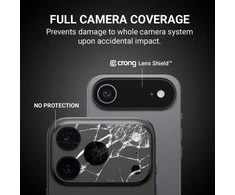 „Crong Lens Shield“ – kameros ir objektyvo stiklas „iPhone 17 Pro“