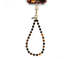 Dėklas Crong Phone Charm - Lanyard Phone Pendant (Tortoise)