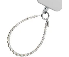 Crong Phone Charm – telefono dirželis (sidabro karoliukai)