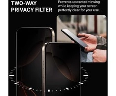 „Crong Privacy 3D Armour Glass“ – grūdintas stiklas, skirtas „iPhone Air“ privatumui