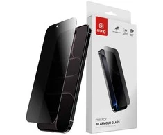„Crong Privacy 3D Armour Glass“ – grūdintas stiklas, skirtas „iPhone Air“ privatumui