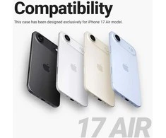 „Crong“ spalvotas magnetinis dėklas „MagSafe iPhone Air“ (mėlynas)