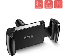 Crong Universal Smart Car Holder - Universalus automobilinis telefono laikiklis 4-6.7 (juodas)