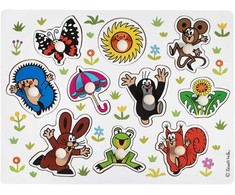 Dėlionė Detoa Wooden insert puzzle Mole large