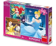 Dėlionė Dino Toys HAPPY PRINCESSES 3x55 puzzle