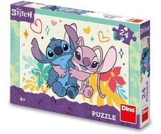 Dino Toys Dėlionė „Stitch and Angel“ 24 FSC