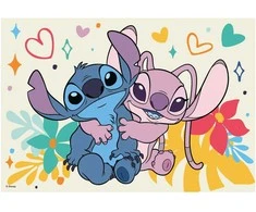 Dino Toys Dėlionė „Stitch and Angel“ 24 FSC