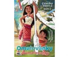 Dėlionė Jiri Models A4 formato Vaiana 2 spalvinimo knygelė