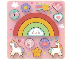 Dėlionė Rappa 2Kids Toys 2-in-1 Unicorn Balance Puzzle