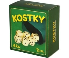 Rappa Baltas dice 6 pcs, a cup in a box