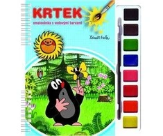 Dėlionė Rappa Coloring book with paints and brush Mole