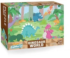 Rappa Dinozaurų dėlionė, 24 detalės