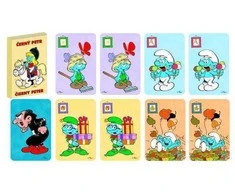 Dėlionė Rappa Juodas Peter Smurfs Cards
