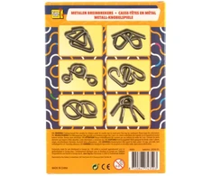 Dėlionė Rappa Set of metal brain teasers 6 games