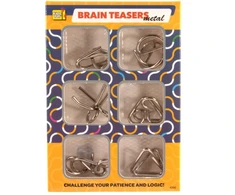 Dėlionė Rappa Set of metal brain teasers 6 games