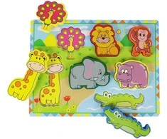 Rappa Medinė kūdikio dėlionė – safaris